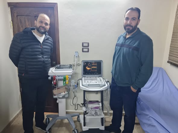 تزويد مركز العيادات بأجهزة لتخطيط القلب والتصوير بالأمواج فوق الصوتية